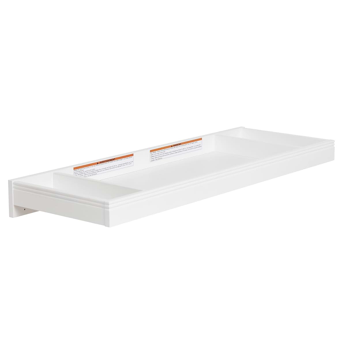 Evolur Audrey Baby Changing Tray For Double Dresser In Stardust