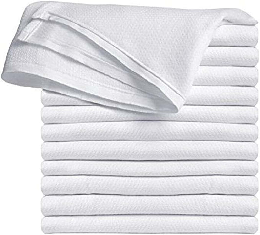 Brandilo High Absorbancy Reusable Flat Cloth Diapers, Soft & Safe 27 X 27 100% Cotton Burp Cloth, Also Great to Clean