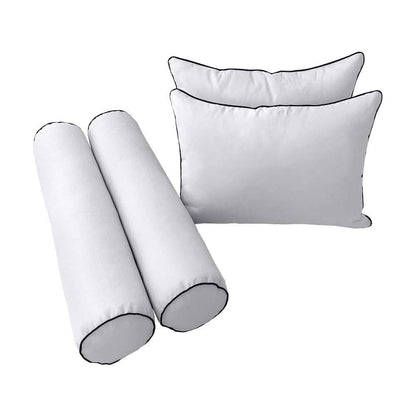 Prolinemax Outdoor Style 4 Crib Daybed Mattress and Pillow Cover Set