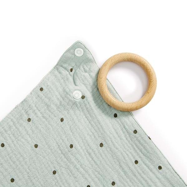 Things Remembered Embroidered Mini Teether Blankie in Polka Dot (Free Customization) (photo 4)