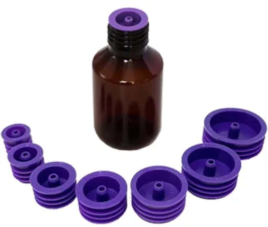 Rx Crush ENFit® Medicine Bottle Adapters - Qty 5 19-22.5mm