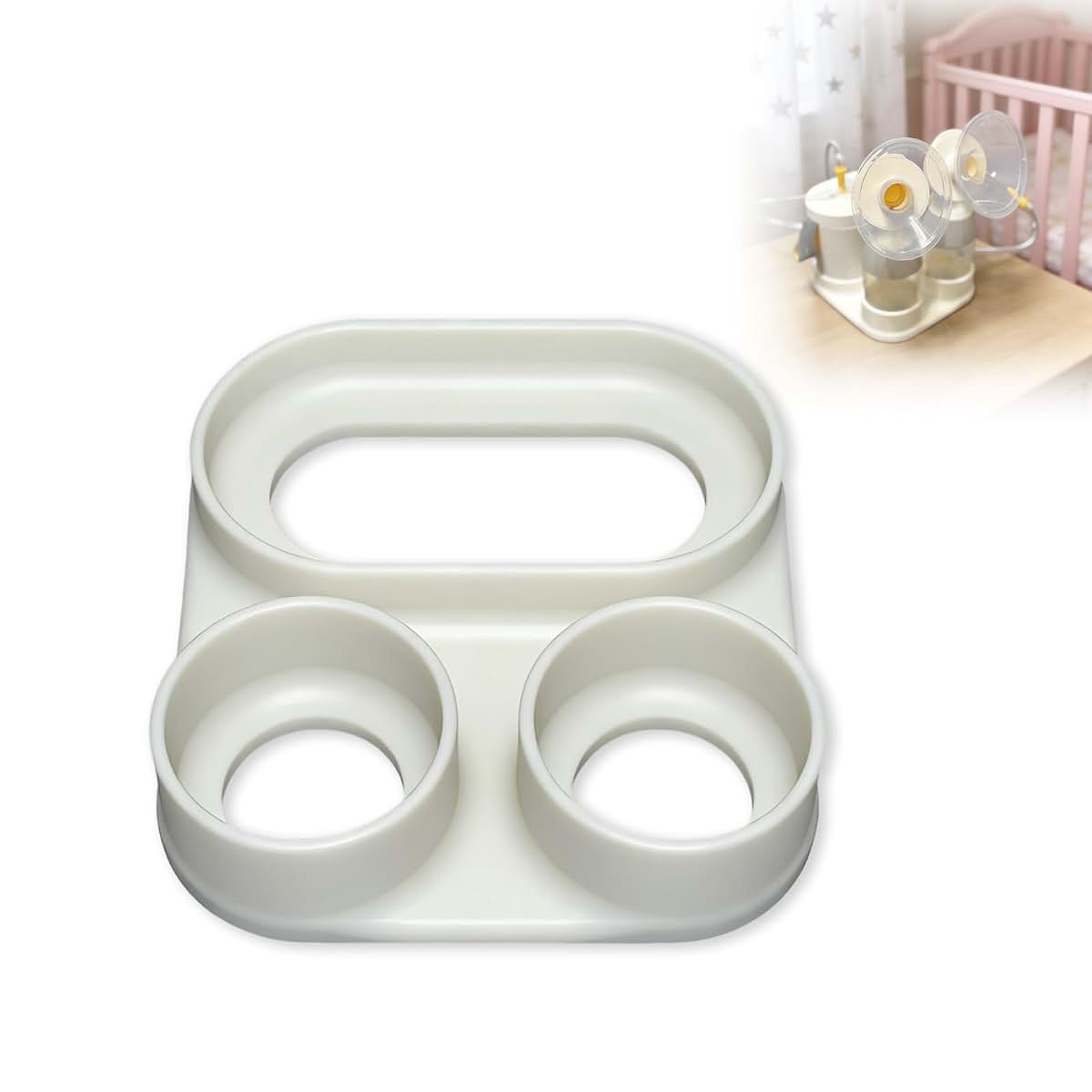 Pravontriel Bedside Organizer For Breast Pump