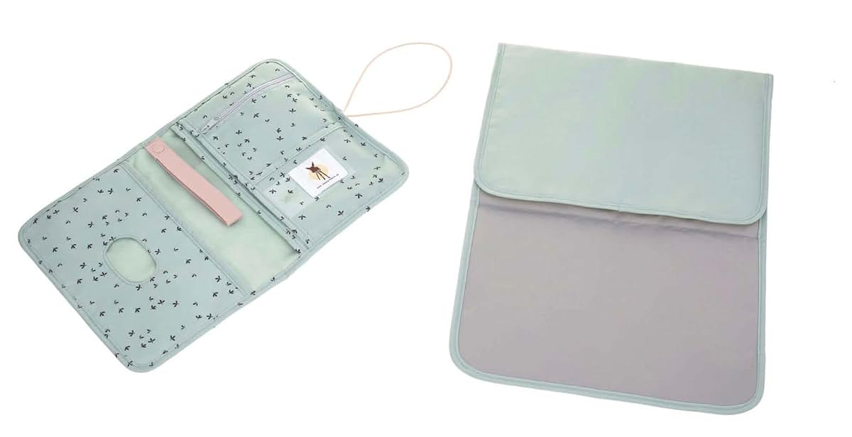 Lassig Changing Pouch, Floral Mint (photo 3)