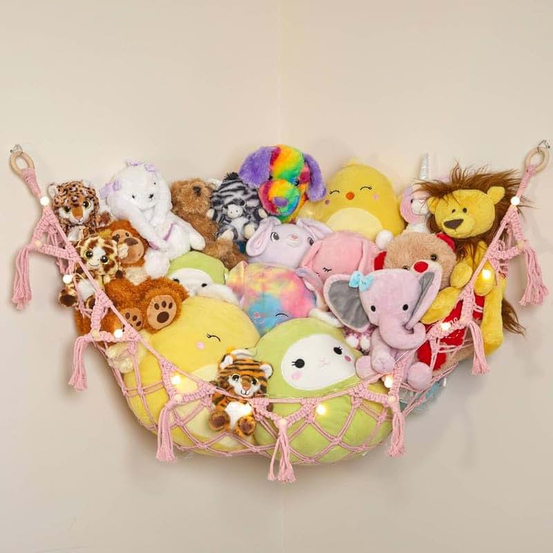 Lilly's Love Macrame Stuffed Animal Hammock