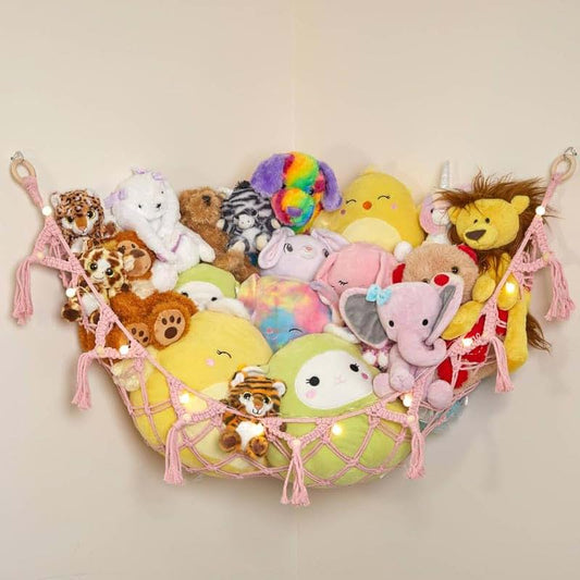 Lilly's Love Macrame Stuffed Animal Hammock