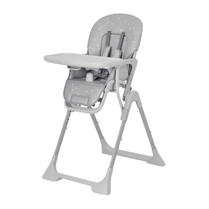 PeacefulHues Foldable Baby High Chair With Adjustable Height