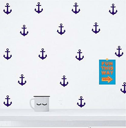 YOYOYU Art Home Decor DIY 48-Piece Anchor Wall Sticker Set