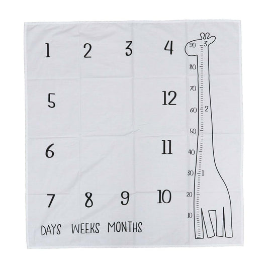Newborn Photography Milestone Backdrop Blanket for Baby Photos