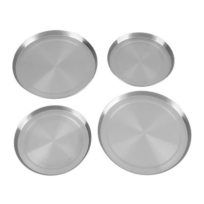 Purokise Stainless Steel Stove Burner Covers - 4 Piece Set