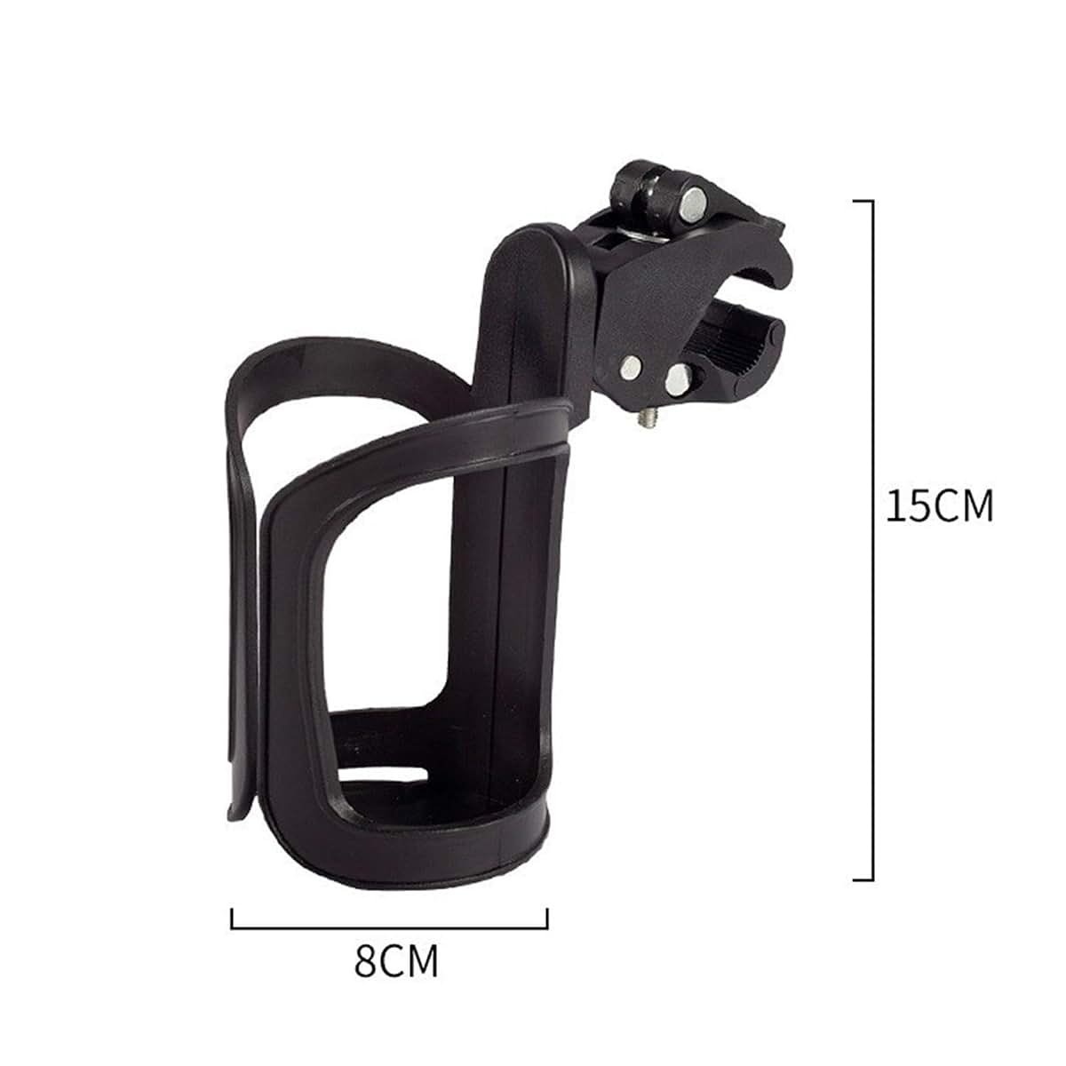Stroller Cup Holder with Phone Storage for Beverages and Accessories
