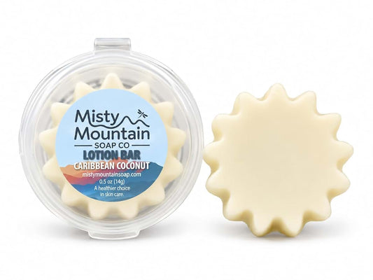Misty Mountain Soap Co. Mini Lotion Bars In Caribbean Coconut