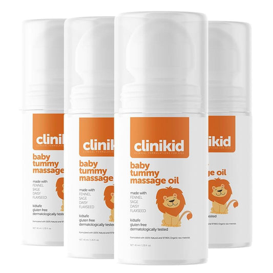 Clinikid Calming Baby Massage Oil, Soothing and Calming Baby Lotion, Helps Relaxation for Newborn, 2.02 Fl Oz (4)