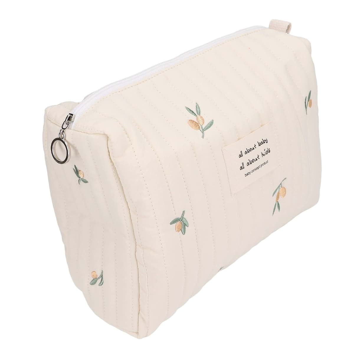 01 02 015 Outdoor Cotton Embroidered Diaper Bag