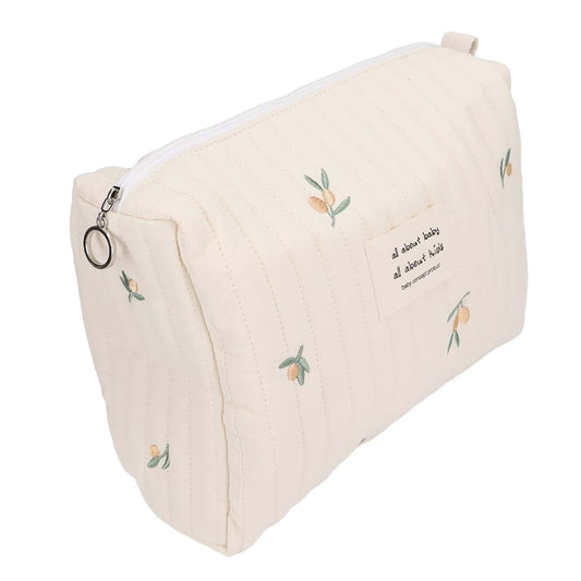 01 02 015 Outdoor Cotton Embroidered Diaper Bag