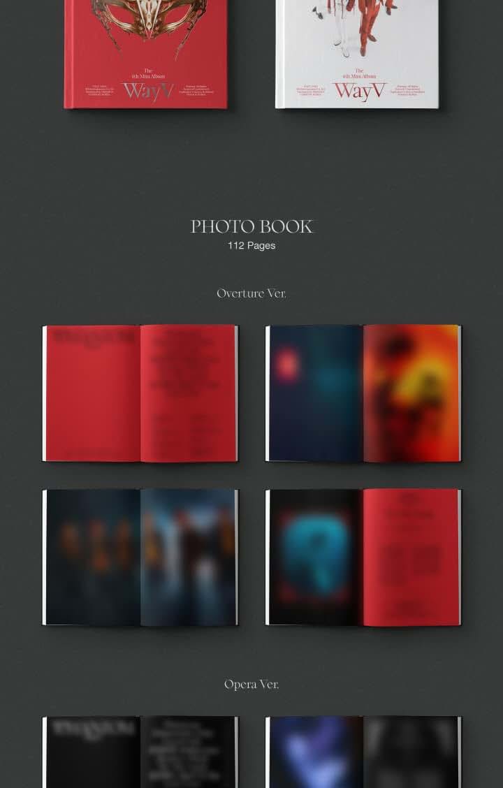 WayV Phantom 4th Mini Album Opera Version With Photobook And Collectibles