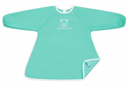 Encrustd Baby Led Weaning Long Sleeve Apron Bib With Suction Cups