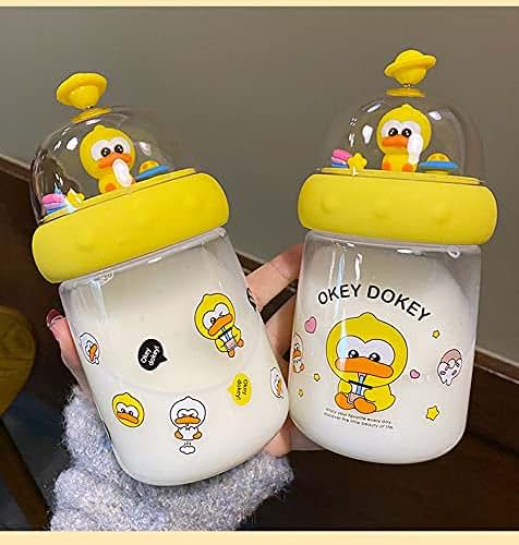 seelucky Duck Travel Water Bottle with Strap Tumbler Drinking Cup Mug for Picnic Birthday Gift (ducks) (photo 2)