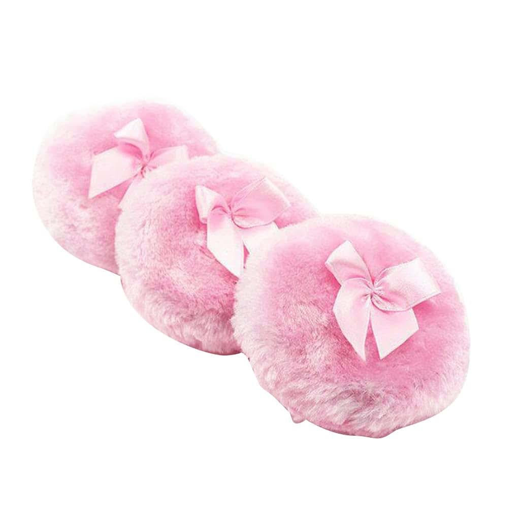 Psdndeww Large Body Powder Puff With Ribbon Handle (photo 4)