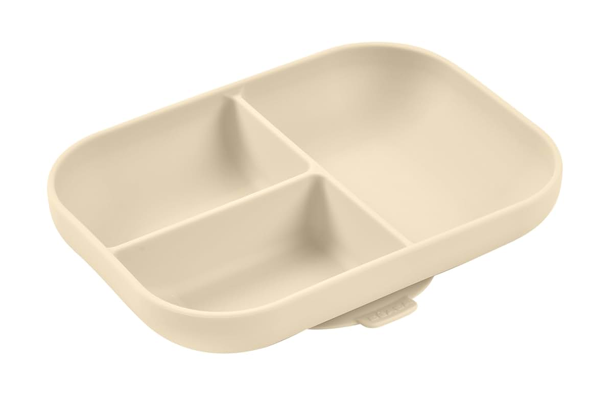 Béaba Beaba Silicone Suction Plates for Baby, Made with High Grade Food Safe Silicone, Toddler Dishes, Soft Unbreakable