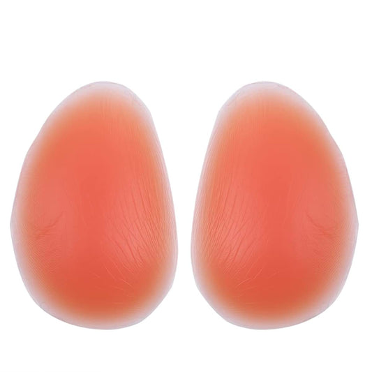Loloda Drop Shaped Silicone Fake Ass Butt Pads Self-adhesive Buttocks Enhancers Inserts Briefs Hip Pads Removable