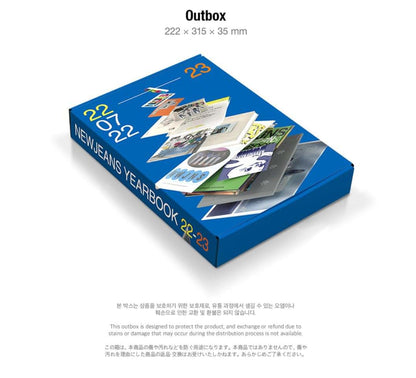 DREAMUS NewJeans Yearbook 22-23 Blue Hard Cover (photo 2)