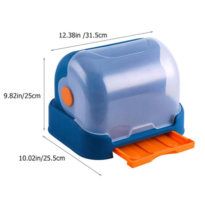 Alipis Baby Bottle Drying Rack And Storage Container With Lid