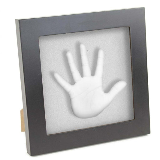 Plushible Bridging Miles With Smiles Baby Hand Casting Kit With Black Picture Frame