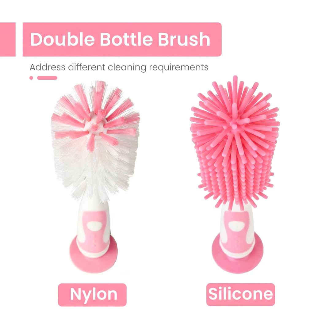 Ariseno 5-in-1 Baby Bottle Brush Set