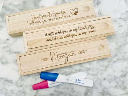Baby Loss Keepsake Box, Engraved Wooden Memorial Box