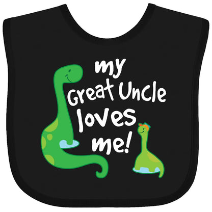 Inktastic Dinosaur Baby Bib for Boys