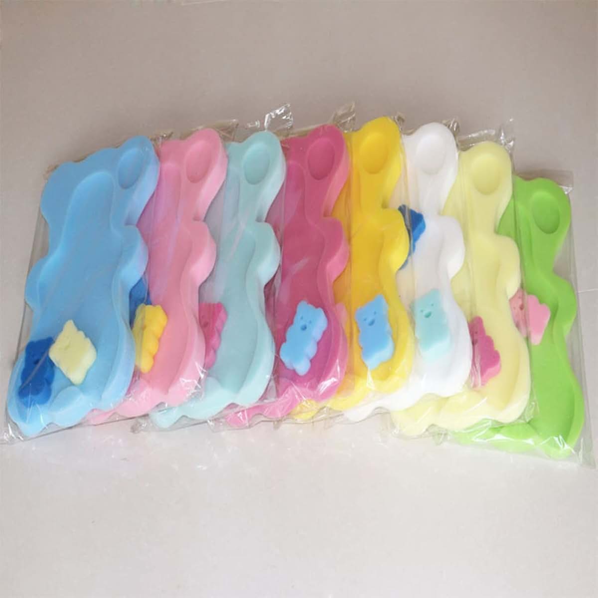 BabyOneStop Non-Slip Bath Sponge Mat for Newborns
