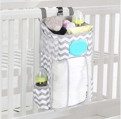 Jhlcarpet Hanging Diaper Caddy Organizer With Multiple Pockets