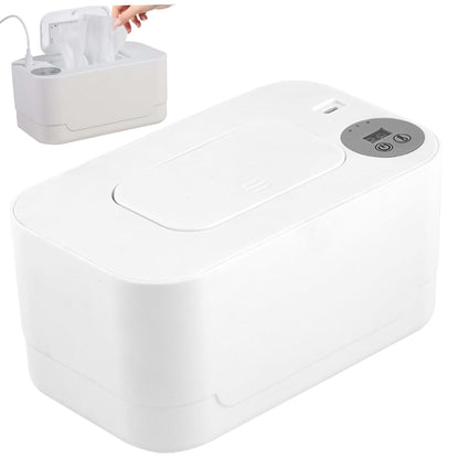 Baby Wipe Warmer with Adjustable Thermostat, 55°C to 65°C, White