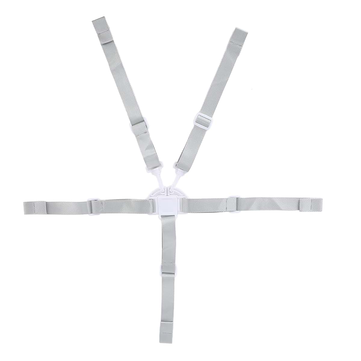 Yechiry Universal 5-Point High Chair Replacement Straps with White Button