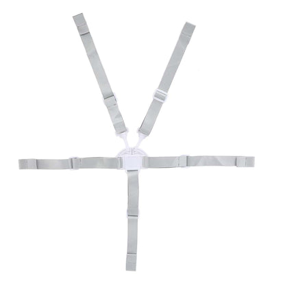 Yechiry Universal 5-Point High Chair Replacement Straps with White Button