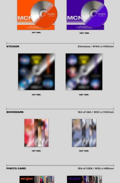 Mcnd Age 2nd Mini Album Get Version Sealed Kpop Set Tracking