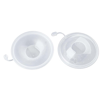 BabyOneStop Silicone Breast Shells Milk Collector, 2-Pack Reusable Nursing Cups for Breastfeeding Moms