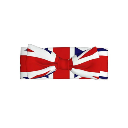 WBQLSL UK Flag Bow Headband For Newborns And Infants
