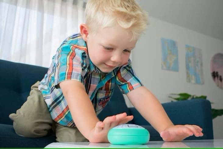 Potty Pause Push-Button Light In Aqua (photo 4)