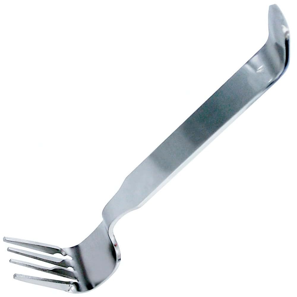 V.ROAD Food Mashing Fork for Infants, Silver Stainless Steel