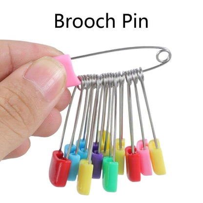 Fanswan 12 Pcs Colors Locking Baby Cloth Nappy Diaper Craft Pins (photo 2)