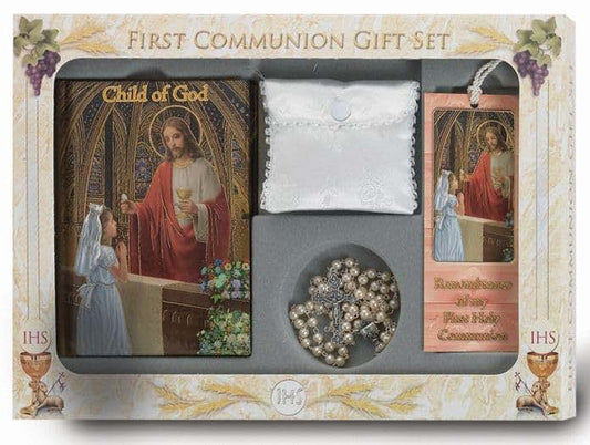 Hirten First Communion Gift Set for Girls, 6 Piece