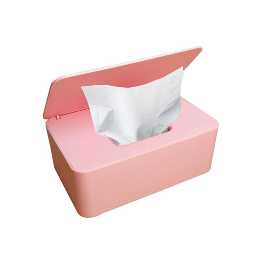 Onebycitess Baby Wipes Dispenser in Pink, Large Capacity Wipe Holder