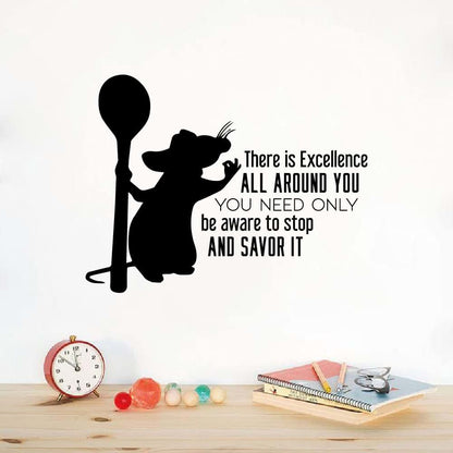 Ratatouille Quotes Vinyl Wall Art Decal for Nursery or Bedroom