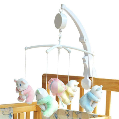 Gilroy Baby Rotary Mobile Crib Bed Bell Toy Windup Clockwork Movement Music Box with Rotating Hook (photo 3)
