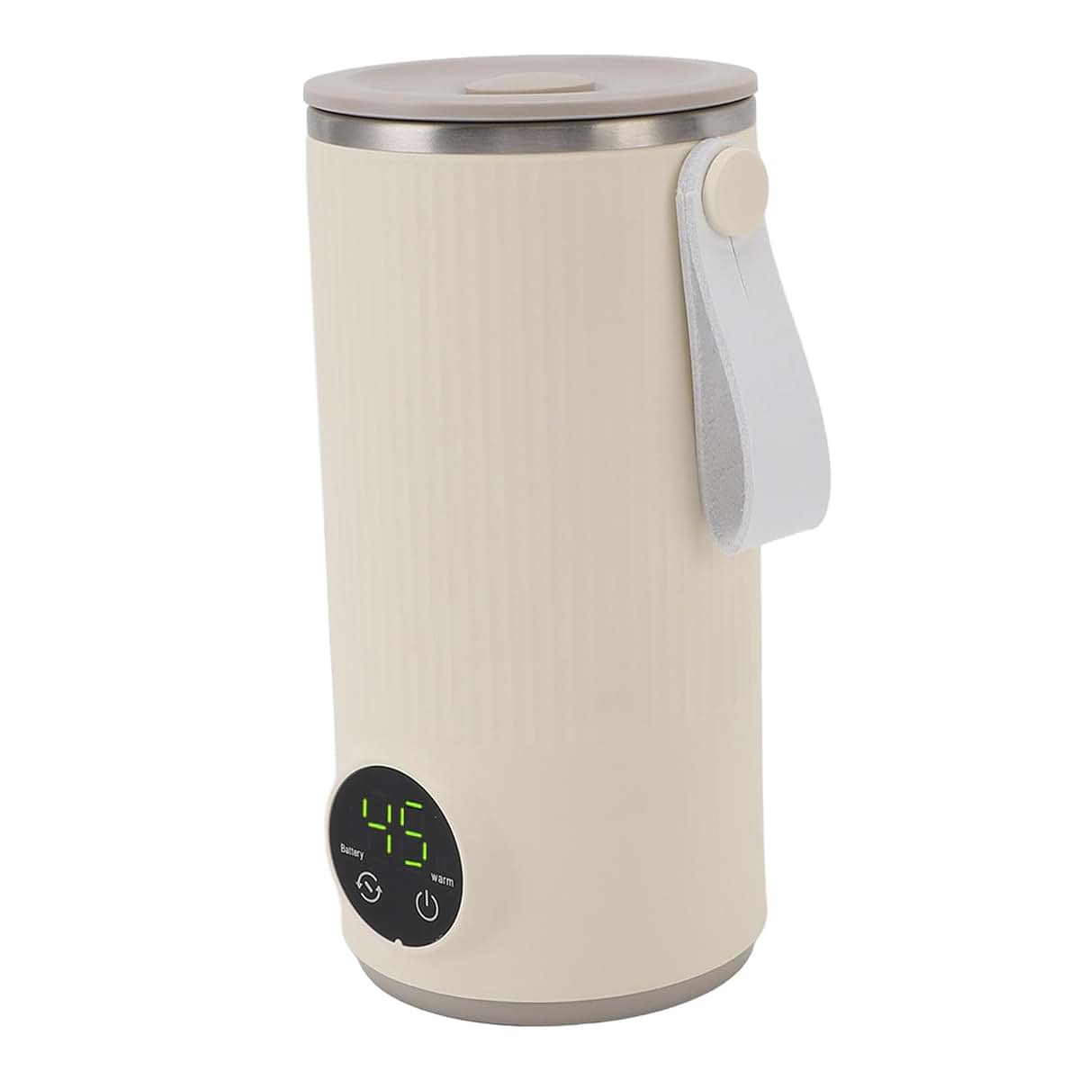 Portable Milk Warmer & Mixer | Stainless Steel USB Charging Bottle Warmer