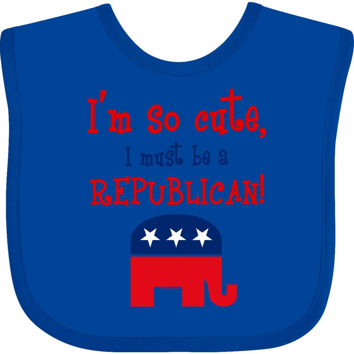 Inktastic So Cute Republican Baby Bib