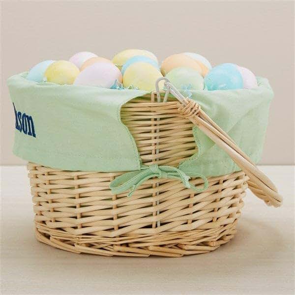 Personalization Universe Custom Bunny Name Willow Easter Basket (photo 3)
