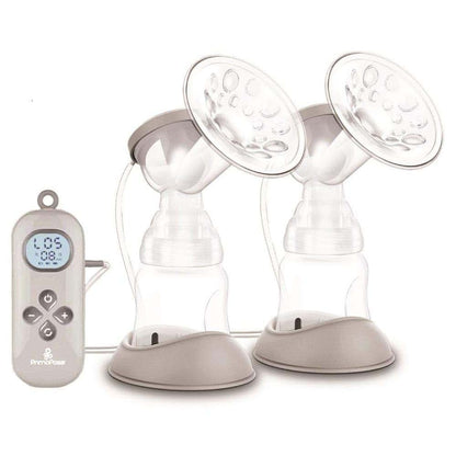 Primo Passi Portable Rechargeable Double Electric Breast Pump with LCD Display