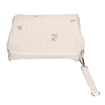 01 02 015 Outdoor Cotton Embroidered Diaper Bag